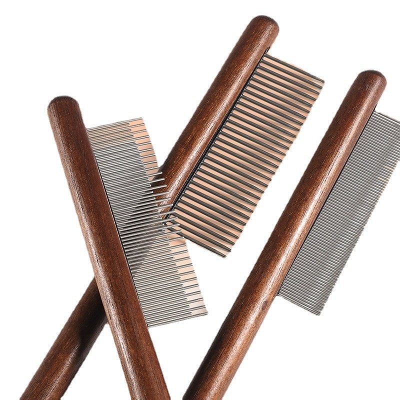 Pettival Wooden Detail Comb for Doodles & Curly Coats – Gentle Daily Grooming Brush - Image 7